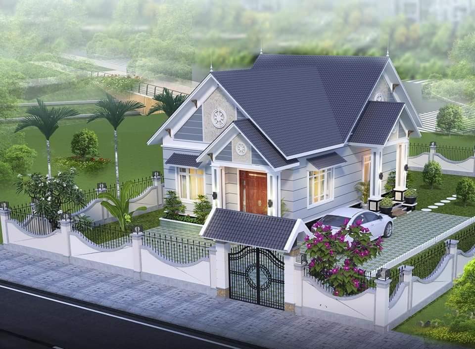 Xây dựng thi công mái ngói cho nhà mái Thái